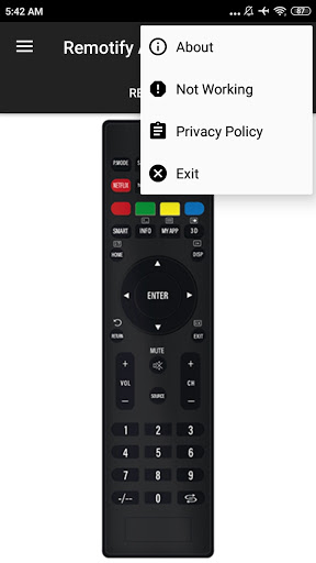 POLAR TV Remote скриншот 3