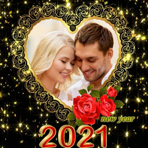 New year Greetings photo frames 2021