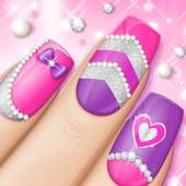 Fashion Nail Art Designs Game on 9Apps