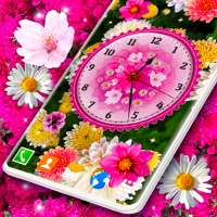 Flower Blossoms Spring Clock on 9Apps