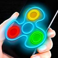 Fidget spinner neon glühen joke app on 9Apps
