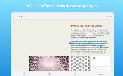 Adobe Scan: PDF Tarayıcı, OCR screenshot 13