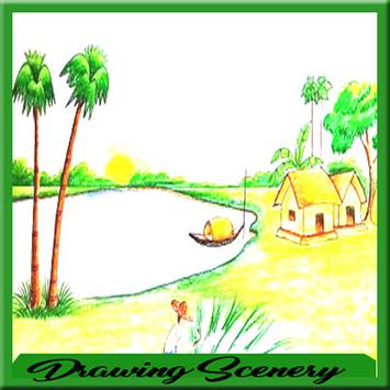 easy scenery drawing for beginners II how to draw nature drawing II na... |  TikTok
