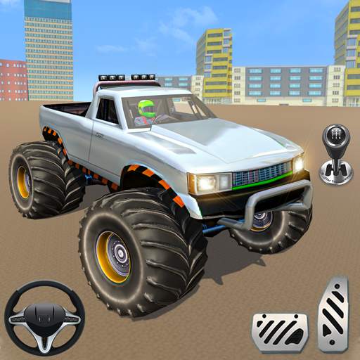 Monster Truck Parking Master Free Car Driving Game