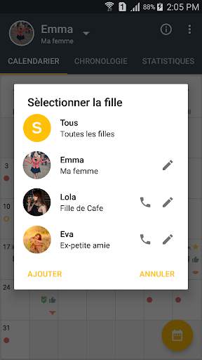 Hommes Calendrier - Sex App screenshot 2