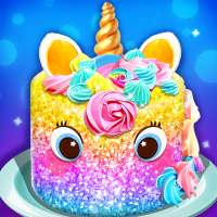 Glitter Cake - Unicorn Rainbow Food Maker