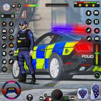 警察の車のゲームの 3 d