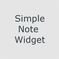 Simple Note Widget