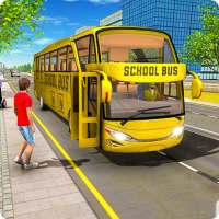 シティ 学校 バス ゲーム 3D