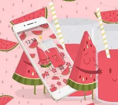 watermelon tumblr theme