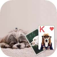 Solitaire Cute Puppies Theme on 9Apps