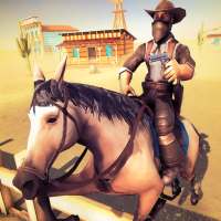 Sceriffo occidentale: cowboy occidentale di caccia