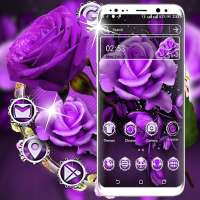 Purple Rose Launcher Theme