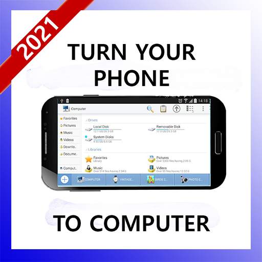 Turn your phone to computer : pc emulator