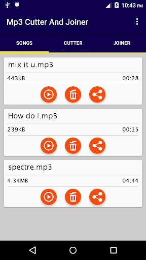 Fast Mp3 Cutter and Joiner screenshot 1