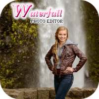 Waterfall Photo Frame : Cut Paste Editor on 9Apps