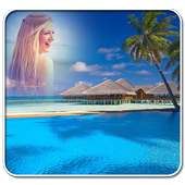 Seaside Beach Photo Frames on 9Apps