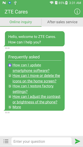 ZTE Cares скриншот 1