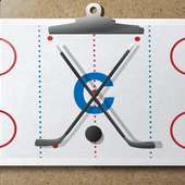 Ice hockey coach's clipboard