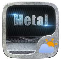 Metal GO Weather Widget Theme on 9Apps