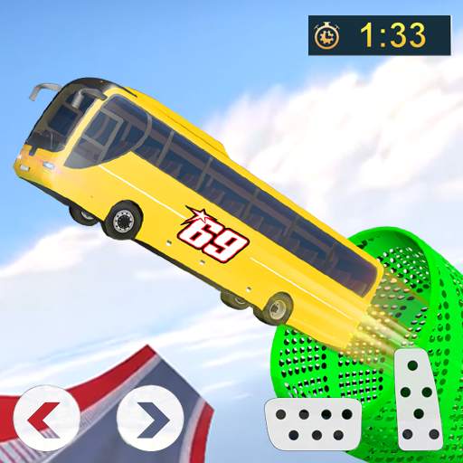 Mega Ramp Bus Stunt Games – Free Bus Driving Games