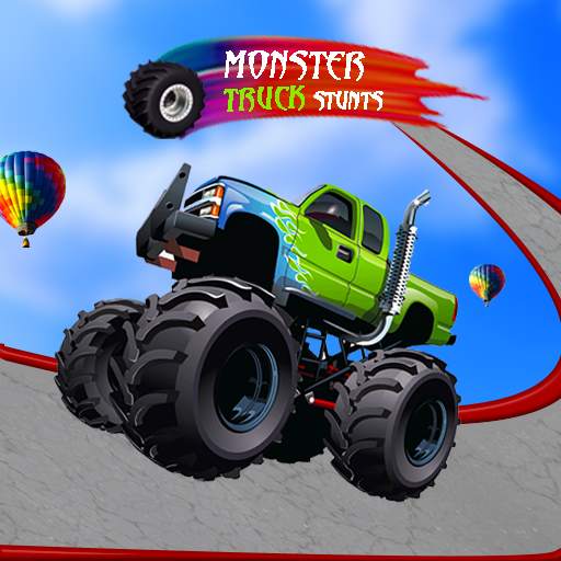 Crazy Monster Truck Ramp Stunt Game 2021