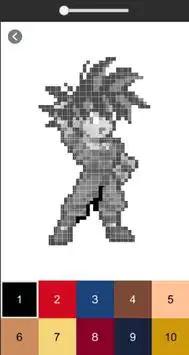 ROBLOX  Goku in Starving Artist! Pixel Arts #8 