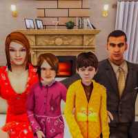 حقيقة أم الحياة محاكاة 3D سعيدة أسرة