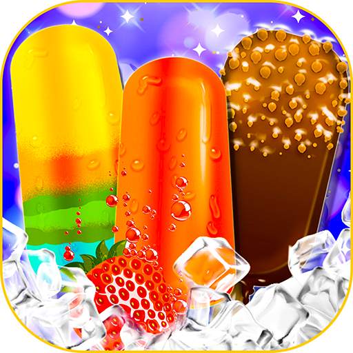 Frozen Popsicle Factory: Rainbow Ice Cream Game