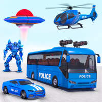 Bus Robot Car War - Robot Game on 9Apps