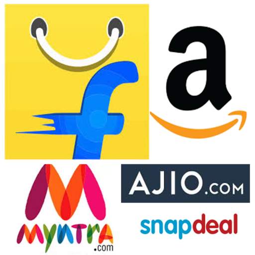 Online Shopping App for Flipkart, Myntra, Amazon
