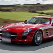 Jigsaw Puzzles de coches Mercedes Benz SLS Juego