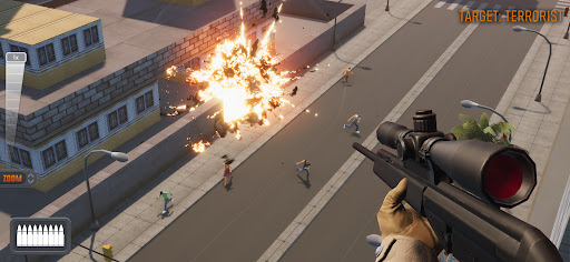 Sniper 3D：銃を撃つゲーム screenshot 8