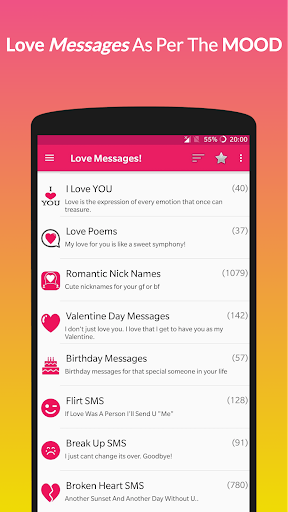 Love Messages Romantic SMS screenshot 6