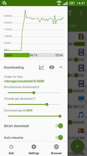 Advanced Download Manager & Torrent downloader 2 تصوير الشاشة