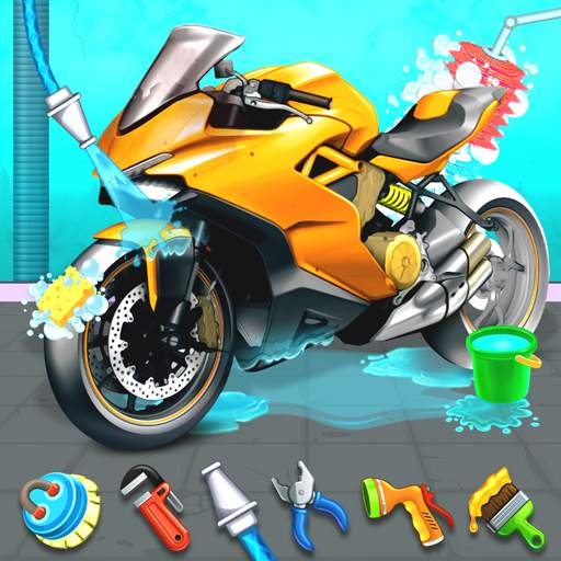 Bike Wash Service Station: Mechanic Games