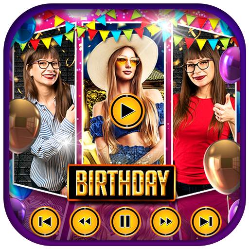 Birthday Video Maker :Photo Video maker with music