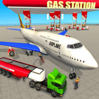 Gas Station Airport Plane Parking Simulator Game