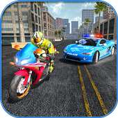 Motorbike Racer – Real Police Car Chase Game