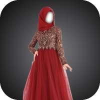 Hijab Prom Party Dresses Montagem De Fotos