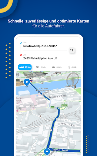 GPS Live Navigation, Karten, Wegbeschreibungen screenshot 17