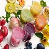 Healthy juices and smoothies