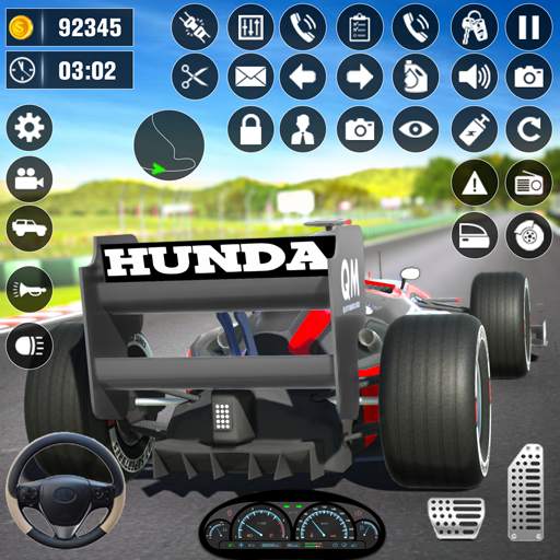 High Speed Formula Car Racing
