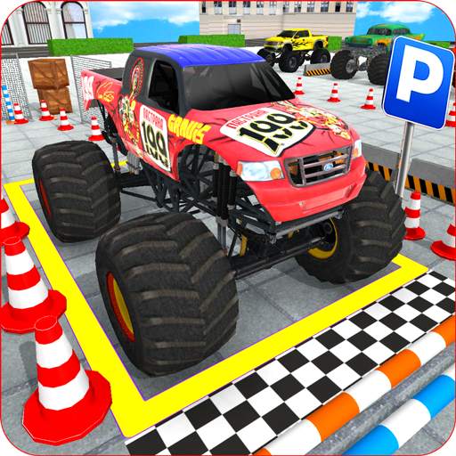 Monster Truck Parking: Hard Car Parking Simulator