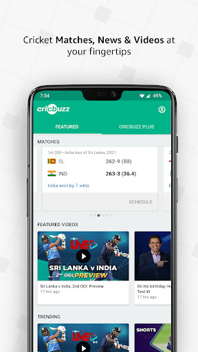 Cricbuzz - Live Cricket Scores & News screenshot 1