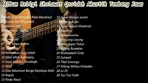 Album Religi Sholawat Qosidah Akustik Tembang Jawa App Download 2023 - Gratis - 9Apps