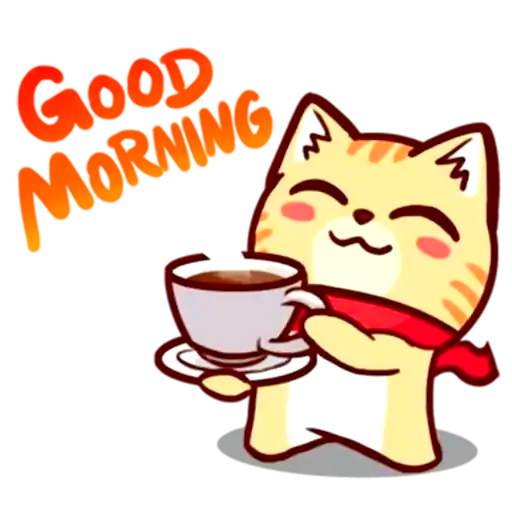 Good Morning & Good Night Stickers for WhatsApp
