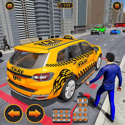 Crazy Taxi Driving Games: Modern Taxi 2020