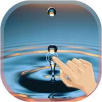 Finger Touch Water Droplet