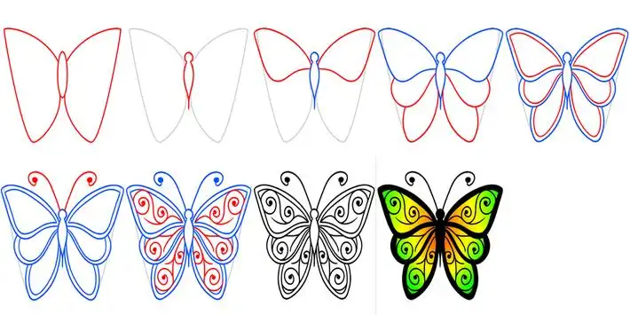 Descarga de la aplicación Cómo dibujar mariposa 2023 - Gratis - 9Apps
